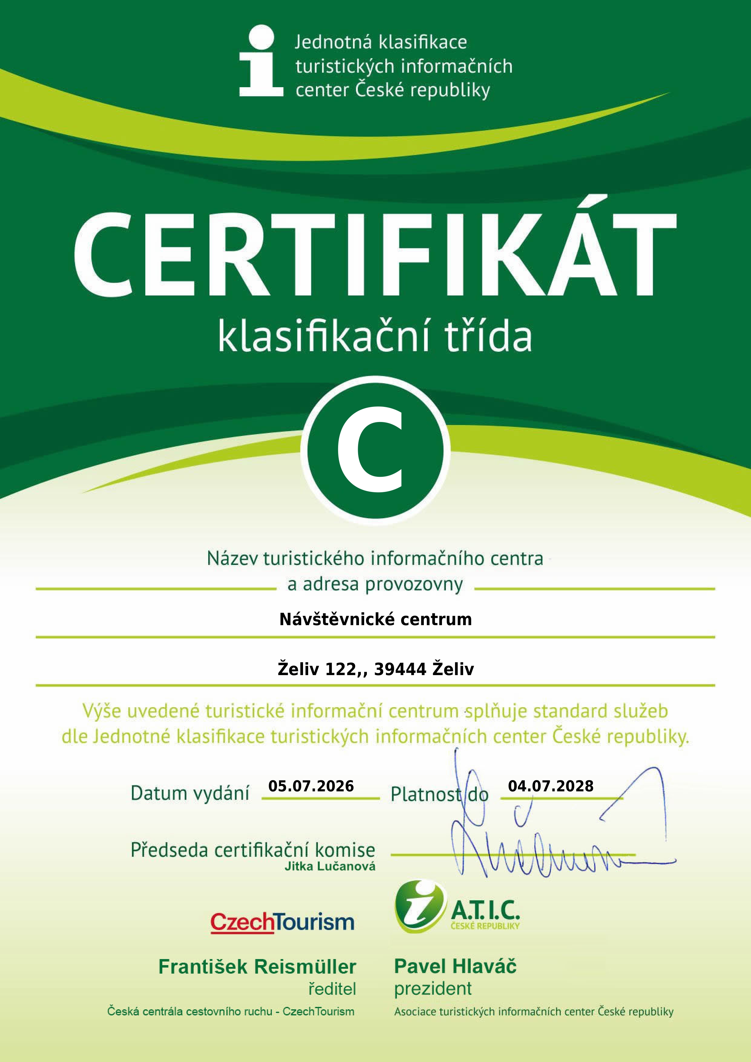 Certifikát